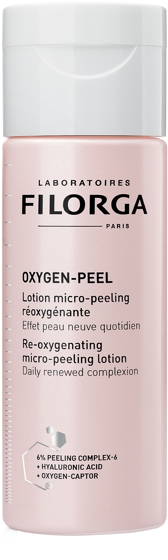 Кислородный очищающий лосьон - Filorga Oxygen-Peel Re-Oxygenating Micro-Peeling Lotion — фото 150ml