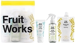 Набор - Fruit Works Glow Kit (f/mask/100ml + f/body/mist/150ml + f/body/scrub/200ml) — фото N1