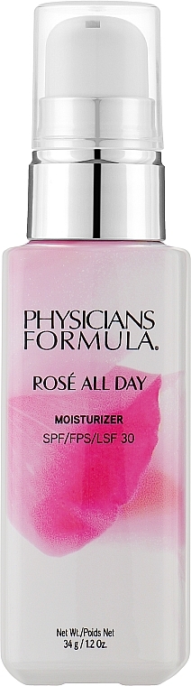 Зволожувальний крем для обличчя - Physicians Formula Rosé All Day Moisturizer SPF 30