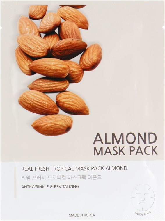 Тканевая маска для лица "Миндаль" - Joylife Almond Mask Sheet