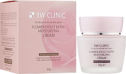 Крем для обличчя, зволожувальний   - 3W Clinic Flower Effect Extra Moisture Cream — фото N2