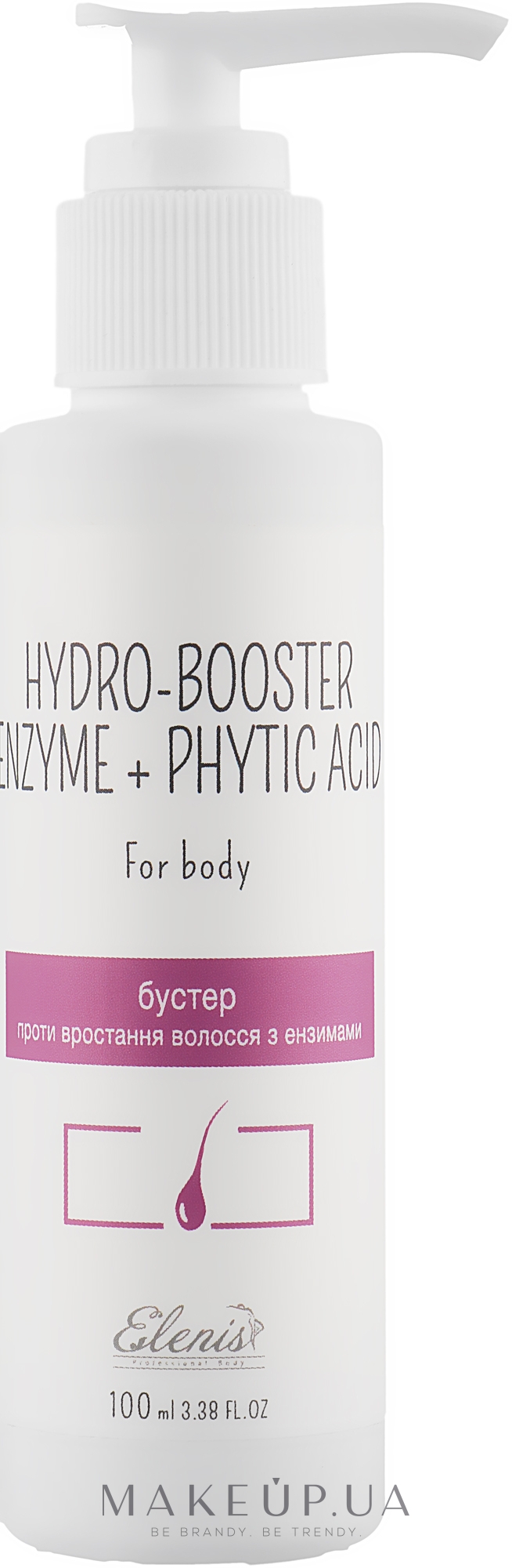 Бустер проти вростання волосся, з ензимами - Elenis Hydro-Buster Enzime+Fitic Asid — фото 100ml