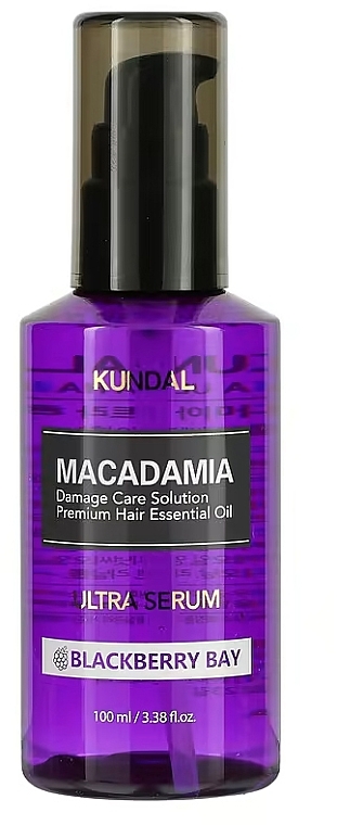 Сироватка для волосся - Kundal Macadamia Ultra Serum Blackberry Bay — фото N1