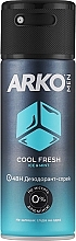 Дезодорант-спрей мужской - Arko Men Сool Fresh Ice & Mint — фото N1