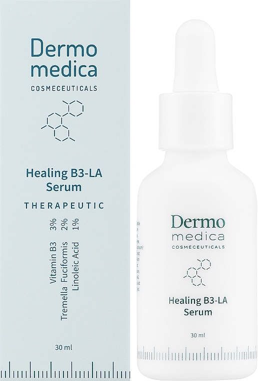 Сыворотка с витамином В3 и линолевой кислотой - Dermomedica Therapeutic Healing B3-LA Serum — фото N4