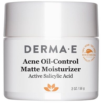 Матуючий крем від акне для контролю жирності шкіри - Derma E Anti-Acne Rebalancing Cream Active Salicylic Acid