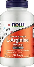 Амінокислота "L-аргінін", 1000 мг - Now Foods L-Arginine Tablets — фото N1