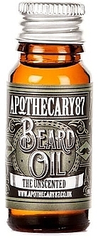 Олія для бороди - Apothecary 87 The Unscented Beard Oil — фото N1