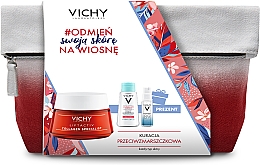 Духи, Парфюмерия, косметика Набор - Vichy Liftactiv (f/ser/10ml + micellar water/100ml + f/cr/50ml + bag)