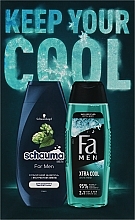 Набор "Keep Your Cool" - Schauma & Fa Men (sh/gel/250ml + shm/250ml) — фото N1