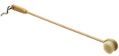 Подовжена щітка із жорсткою натуральною білою щетиною, 52 см - Hydrea London Long Back Scratcher — фото N1