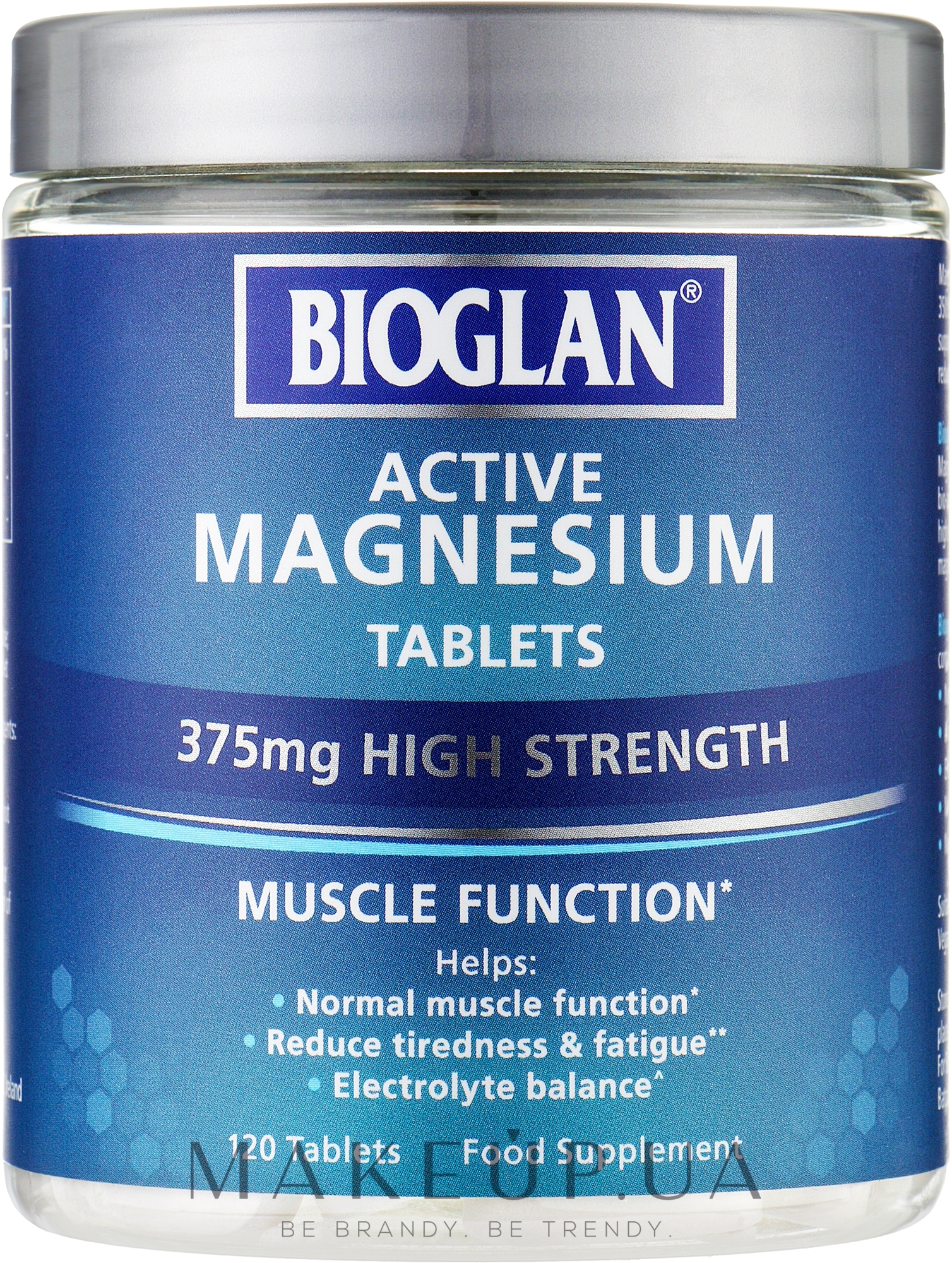 Пищевая добавка "Магний Актив" - Bioglan Active Magnesium Tablets — фото 120шт
