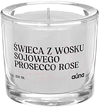 Ароматическая свеча "Просекко розовое" - Auna Soya Candle Prosecco Rose — фото N2