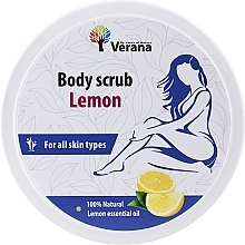 Парфумерія, косметика Скраб для тіла "Лимон" - Verana Body Scrub Lemon
