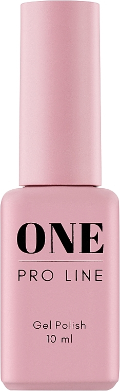 Гель-лак для ногтей - One Pro Line Pink Gel Polish — фото N1