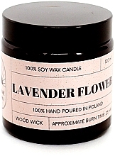 Парфумерія, косметика Ароматична соєва свічка "Квітка лаванди" - Koszyczek Natury Lavender Flower