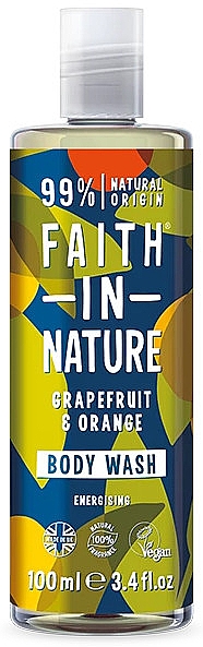 Гель для душа "Грейпфрут и апельсин" - Faith In Nature Grapefruit & Orange Body Wash — фото N3