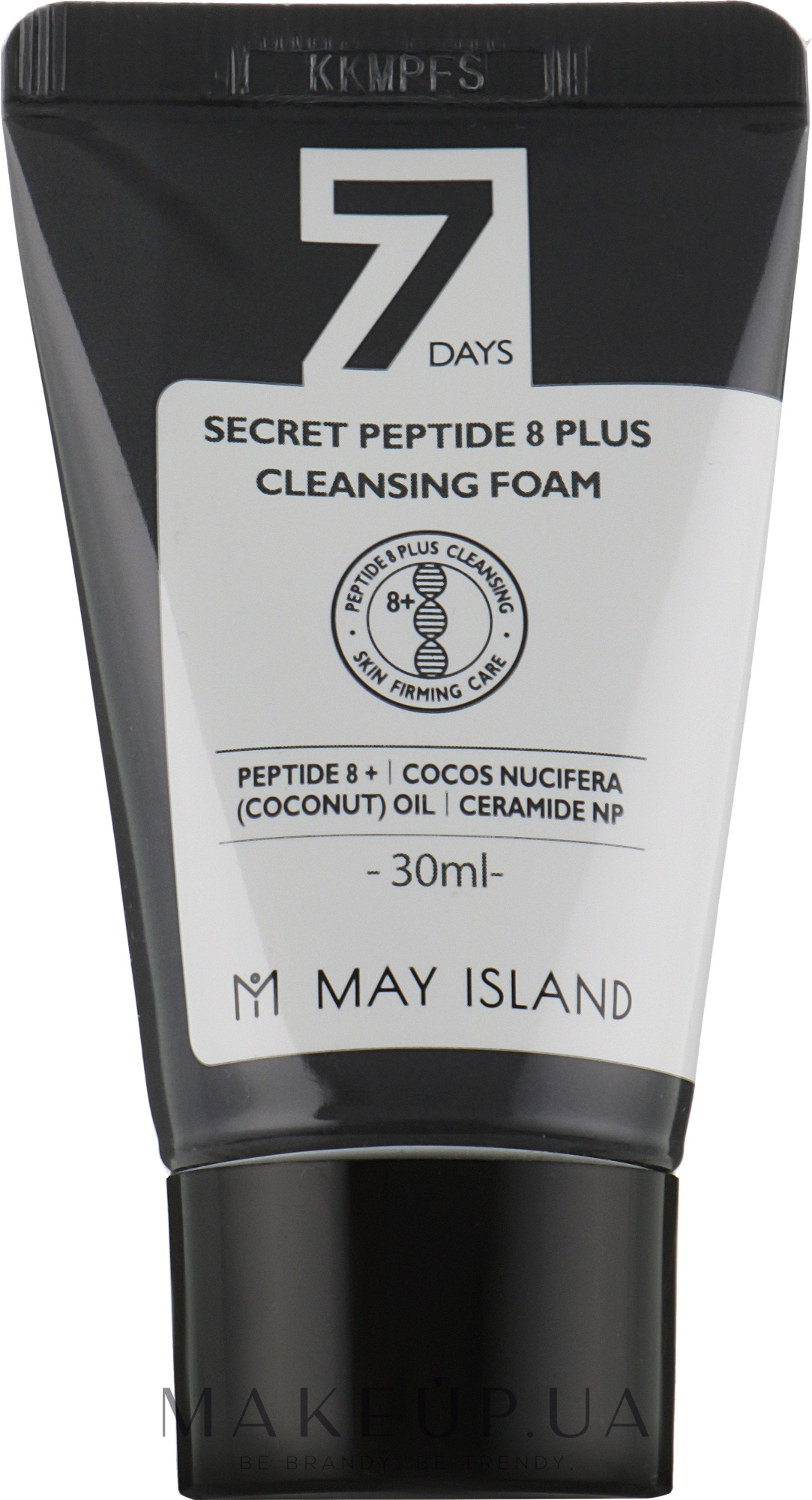 Очищающая пенка для лица с пептидами - May Island 7 Days Secret Peptide 8 Plus Cleansing Foam (мини) — фото 30ml