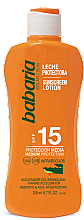 Парфумерія, косметика Сонцезахисний лосьйон "Алое" - Babaria SPF15 Sunscreen Lotion With Aloe Vera