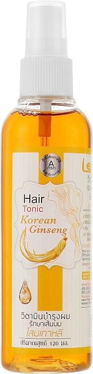 Тайский тоник от выпадения и для роста волос с корейским женьшенем - Legano Ginseng Hair Tonic — фото N1