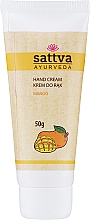 Парфумерія, косметика Крем для рук "Манго" - Sattva Ayurveda Hand Cream Mango