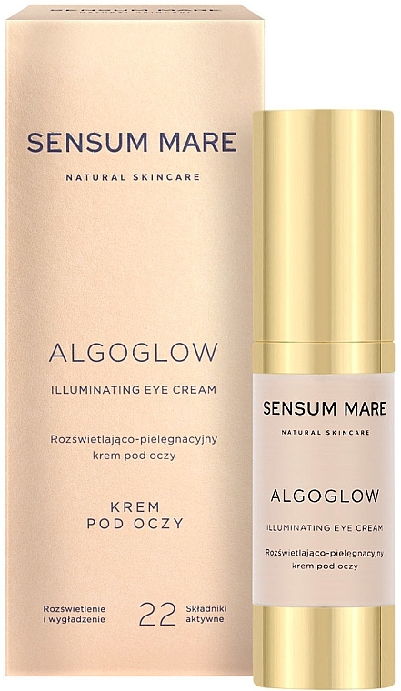 Осветляющий и ухаживающий крем для кожи вокруг глаз - Sensum Mare Algoglow Illuminating Eye Cream — фото N3