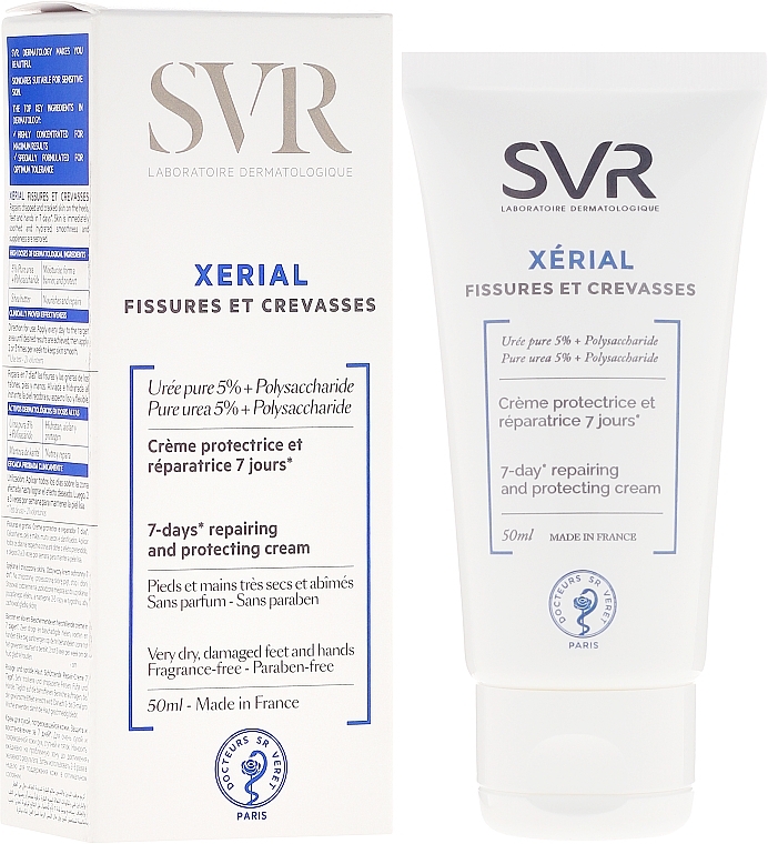 Восстанавливающий крем для рук и ног - SVR Xerial Chapped & Cracked Skin Cream — фото N2
