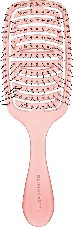 Щітка для укладання волосся - Olivia Garden iDetangle Medium Pride Red — фото N1