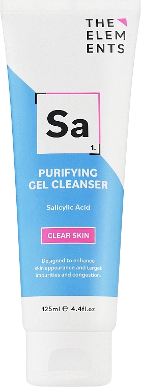 Очищающий гель для умывания с салициловой кислотой - The Elements Purifying Gel Cleanser