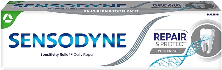 Зубна паста "Відновлення та захист. Вибілююча" - Sensodyne Repair & Protect Whitening — фото N1