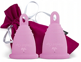 Парфумерія, косметика Набір менструальних чаш, рожеві, розмір S-M - Perfect Cup