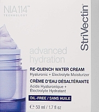 Зволожувальний аквакрем для обличчя - StriVectin Advanced Hydration Re-Quench Water Cream Hyaluronic + Electrolyte Moisturizer — фото N2