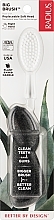 Парфумерія, косметика Зубна щітка для правші зі змінною головкою, м'яка, чорна блискуча - Radius Big Brush Right Hand With Replaceable Head