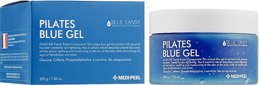 Підтягувальний гель для тіла з глауцином - Medi Peel Pilates Blue Gel — фото N2