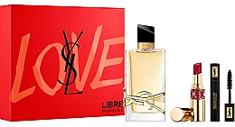 Парфумерія, косметика Yves Saint Laurent Libre - Набір (edp/90ml + mascara/2ml + lipstick/3.2ml)