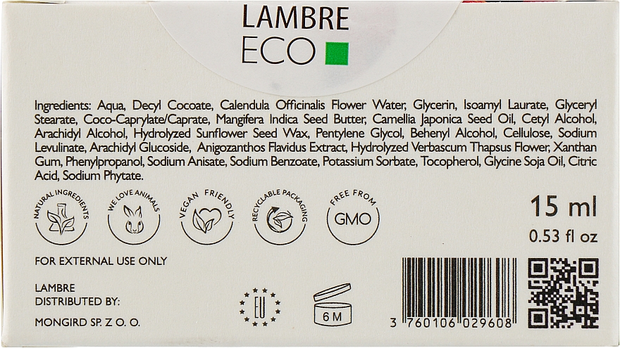Крем для век - Lambre Eco Eye Cream — фото N3