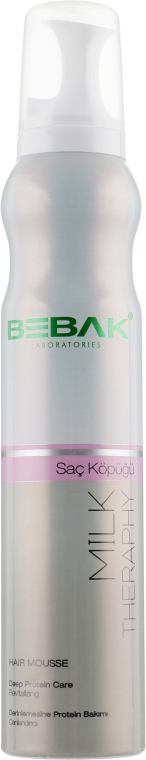 Кондиционер-мусс для волос с молочным протеином - Bebak Laboratories Milk Theraphy Hair Mousse