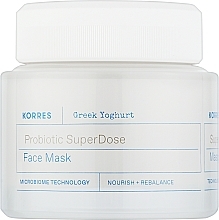 Парфумерія, косметика Маска для обличчя з пробіотиками - Korres Greek Yoghurt Probiotic Super Dose Face Mask