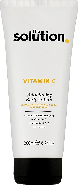 Лосьйон для тіла з вітаміном С - The Solution Vitamin C Brightening Body Lotion — фото N1