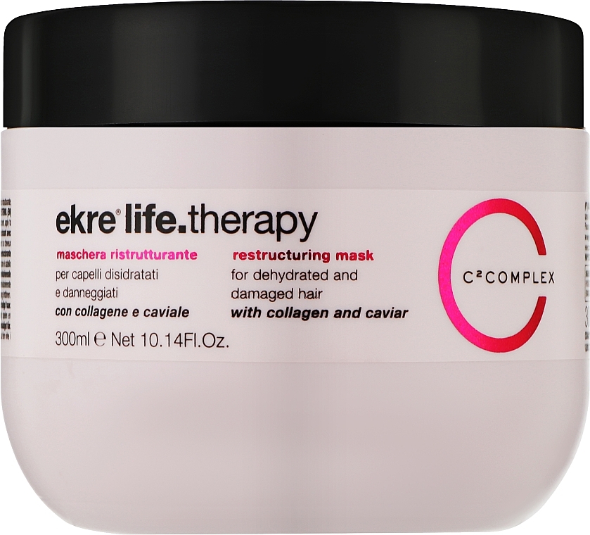 Маска для реконструкции поврежденных волос - Ekre Life.Therapy Mask