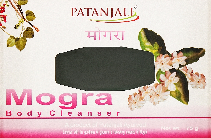 Мыло для тела "Могра" - Patanjali Mogra Body Cleanser — фото N1