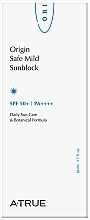 Безпечний м'який сонцезахисний крем - A-True Origin Safe Mild Sunblock SPF50+/PA+++ — фото N3