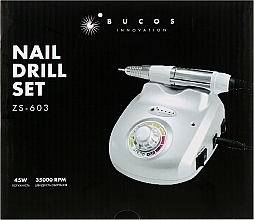 Парфумерія, косметика Фрезер для манікюру та педикюру, рожевий - Bucos Nail Drill Pro ZS-603 Pink