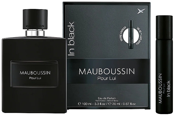 Mauboussin Pour Lui in Black - Набір (edp/100ml + edp/20ml) — фото N1