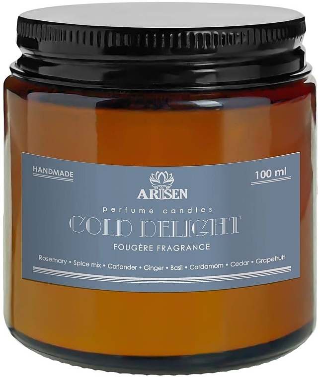 Свеча парфюмированная "Сold Delight" - Arisen Candle Parfum — фото N1