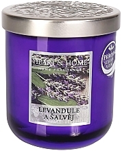 Парфумерія, косметика Ароматична свічка - Albi Scented Candle Medium Lavender And Sage