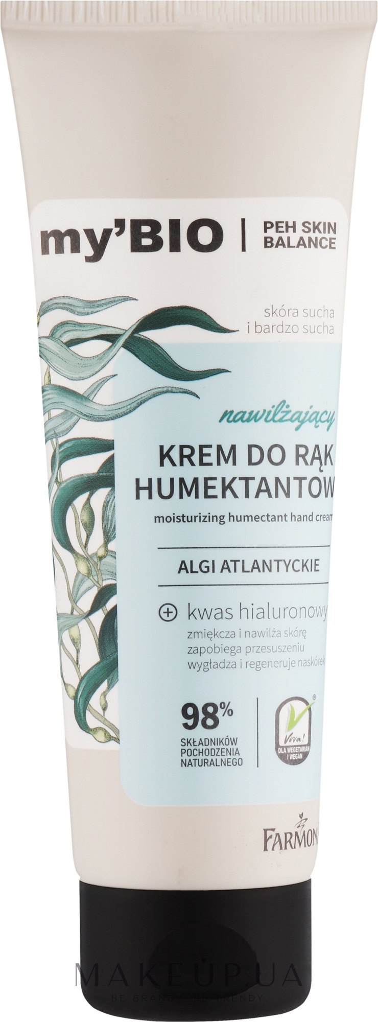Крем для рук "Атлантические водоросли" - Farmona My'bio Moisturizing Humectant Hand Cream Atlantic Algae — фото 100ml