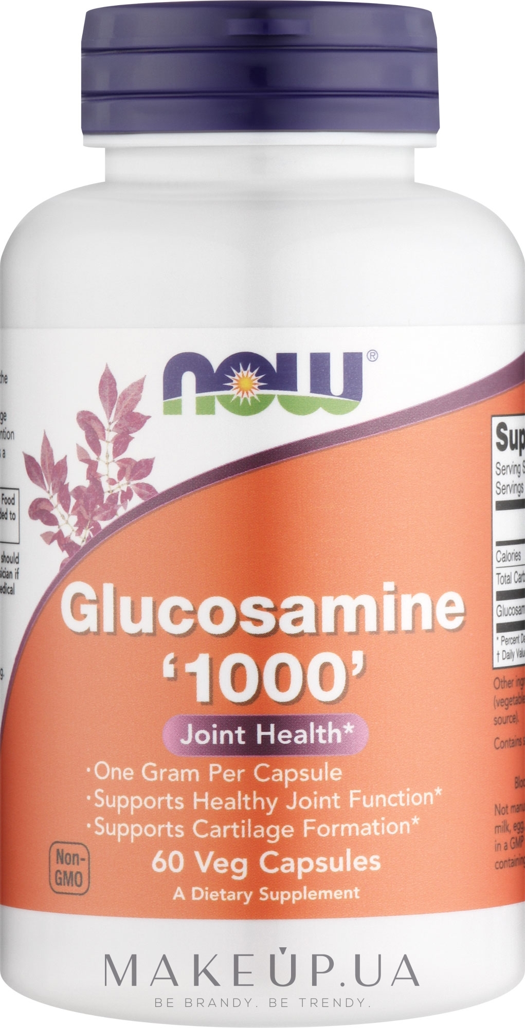 Капсули "Глюкозамін", 1000 мг - Now Foods Glucosamine — фото 60шт