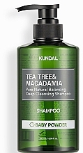 Парфумерія, косметика Шампунь "Baby Powder" - Kundal Tea Tree & Macadamia Deep Cleansing Shampoo