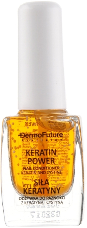 Покрытие для ногтей "Сила кератина" - DermoFuture Keratin Power Nail Conditioner Keratin&Cystine — фото N2